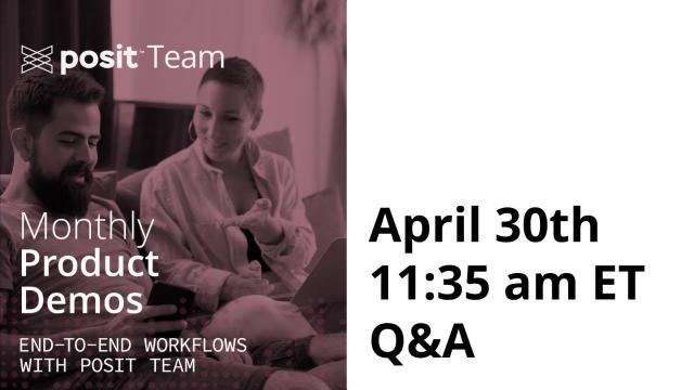 April 30th Workflow Demo Live Q&A